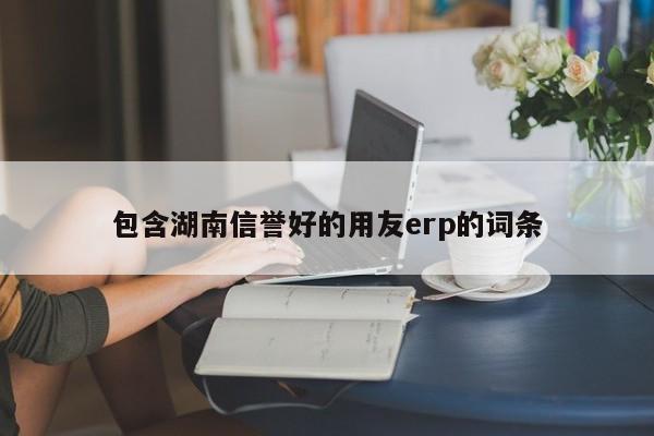 包含湖南信誉好的用友erp的词条