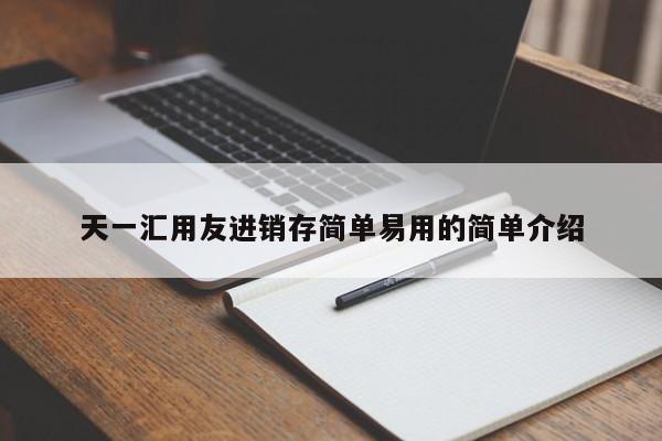 天一汇用友进销存简单易用的简单介绍