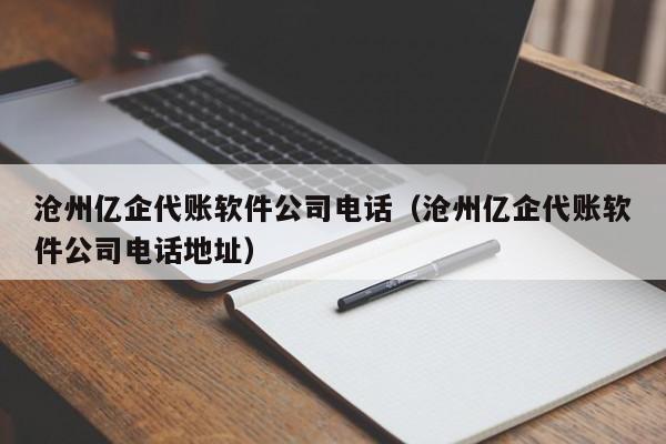 沧州亿企代账软件公司电话（沧州亿企代账软件公司电话地址）