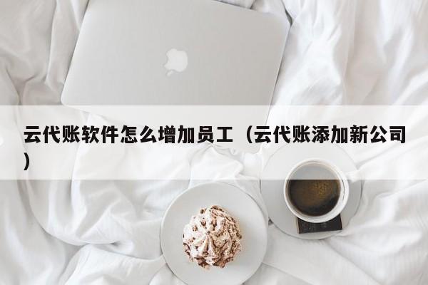 云代账软件怎么增加员工（云代账添加新公司）