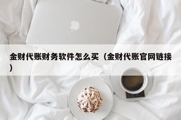 金财代账财务软件怎么买（金财代账官网链接）