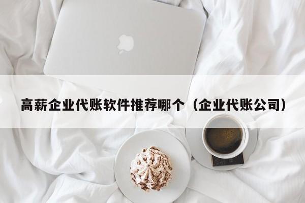 高薪企业代账软件推荐哪个（企业代账公司）