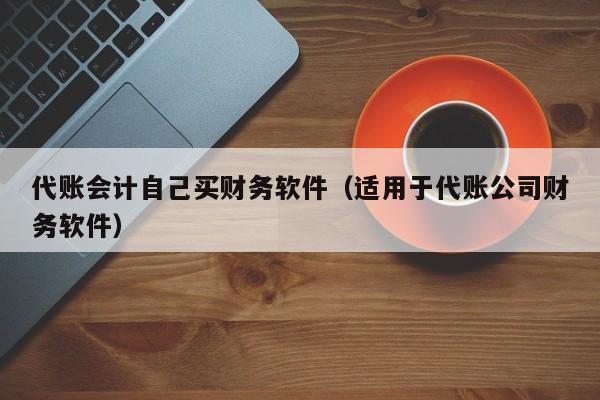 代账会计自己买财务软件（适用于代账公司财务软件）